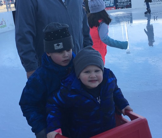 First time ice skating February 2018