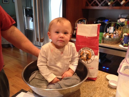 a little extra love in our mixing bowl